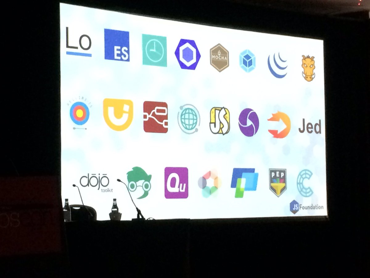 agcolom's tweet image. Evolving the JavaScript ecosystem @kborchers announces the JS Foundation #oscon
