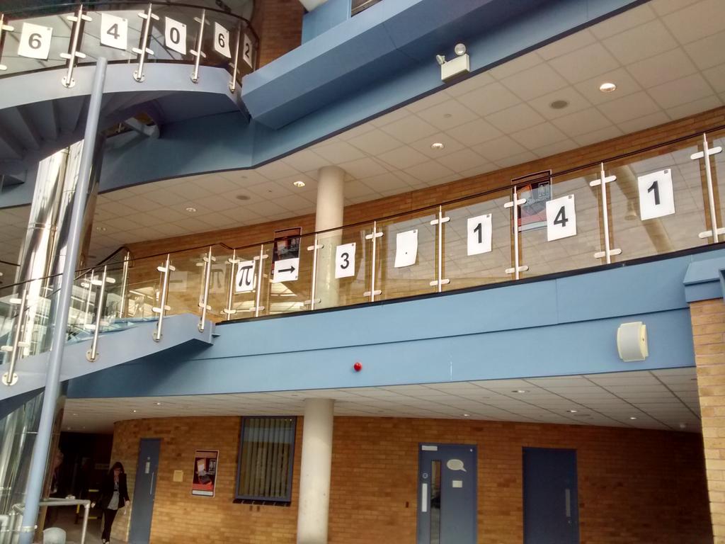TheRadclyffe's tweet photo. Celebrating #MathsWeek with a bit of pi. To 73 decimal places to be exact @TRSMaths Anyone know the 73rd? https://t.co/iqW4n6BQVu