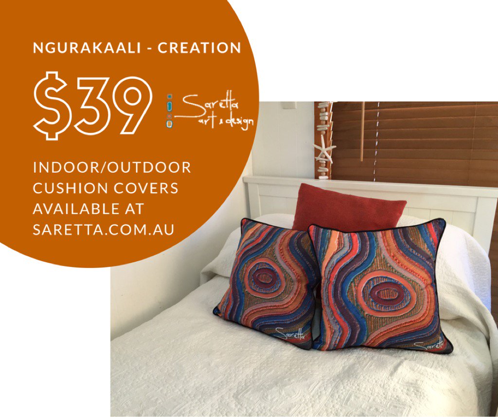 SarettaArt's tweet photo. #Ngurakaali #Kamari #KinuringParai #Borii #Cushion #cover available now
https://t.co/qikQ2FmI7s #Indigenous #Art #Aboriginal #Artoncushion https://t.co/ovU6VvmZ8L