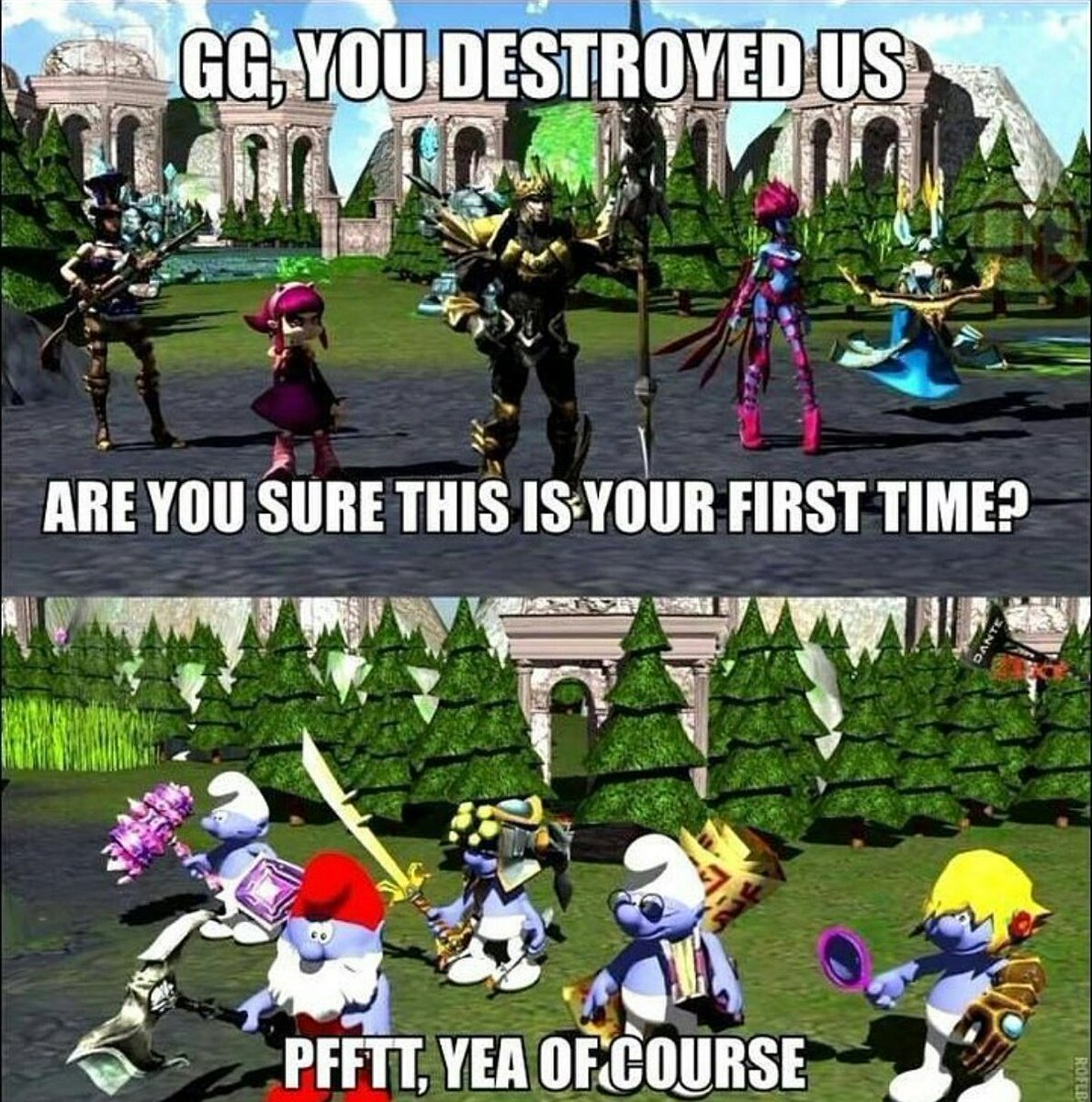 esportsmeme's tweet photo. #pwnwin #g2a #gaming #gamers #gamerlife #games #leagueoflegends #dota2 #smite #riot #rito #riotpoints#giveaway #gift #wot #worldoftanks https://t.co/E5gN1xfcY9