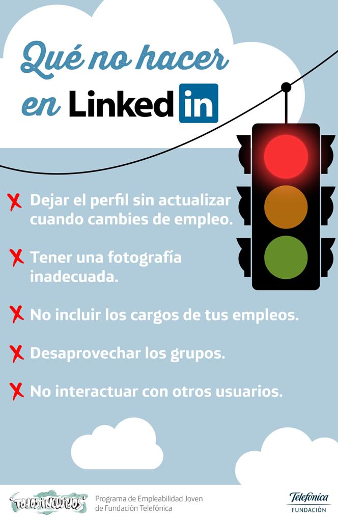 fundacionTef's tweet photo. Revisa tu perfil y descubre las cosas que no hay que hacer en @LinkedIn. Más consejos: https://t.co/aGE1nDZoGv https://t.co/fqdhlJ9say