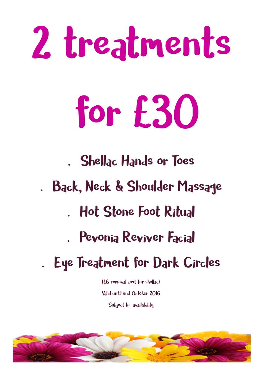Two treatments £30 <a href="/Daylavender1/">The Lavender House</a> #seftonhour #southport #relaxation
