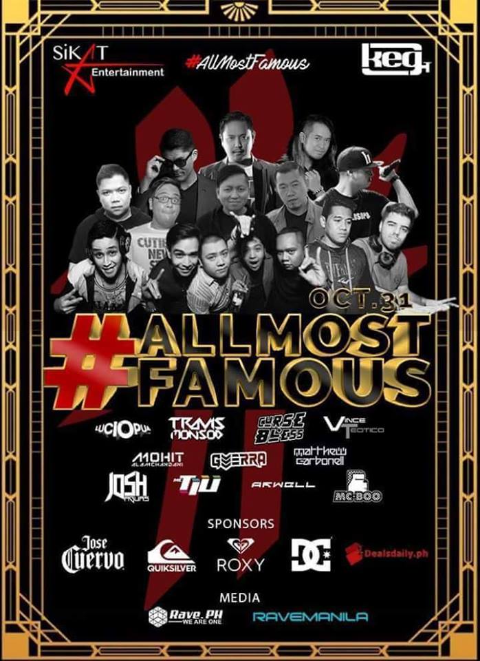 RaveManila's tweet photo. Join #TheNinongs on their Halloween Party with the #FamousCrew! 10/31 at @THE_KEG_ Fort Strip. FREE ENTRANCE! https://t.co/yTX4hKNz4b