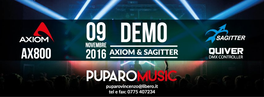 proelworld's tweet image. mercoledì 9 novembre ti aspettiamo per presentarti #Quiver by #sagitterlighting e #AX800A by #Axiomproaudio by @AxiomProAudio