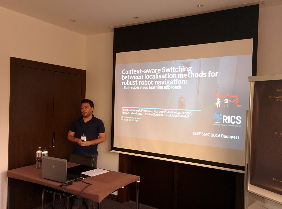 ROBOPARTNER's tweet photo. @ROBOPARTNER at @ieeesmc2016 (October 10 &amp; 11, 2016) with 2 papers on Intra-factory #AutonomousVehicles for #robotics #logistics in #fof_eu https://t.co/3zJeixodxZ