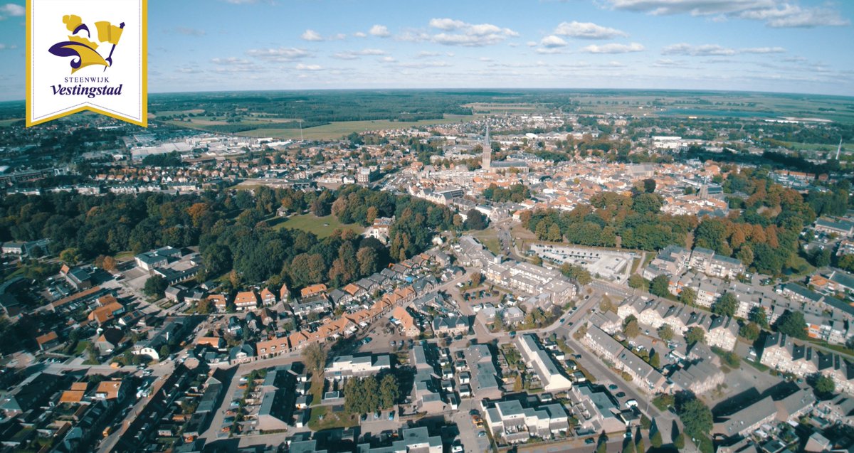 Gaaf hoor! <a href="/wolfstarmedia/">WolfStar Media</a> vloog met een drone over Steenwijk en maakte deze foto. 📸