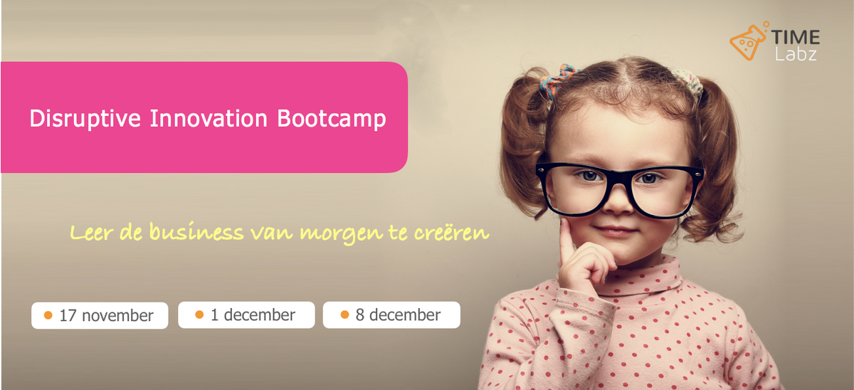 timelabz's tweet photo. Volgende maand starten we weer met een nieuwe serie Disruptive Innovation Bootcamps. Check https://t.co/JA1kuY7Rlz voor meer info &amp; tickets. https://t.co/2DUXRrMZs3