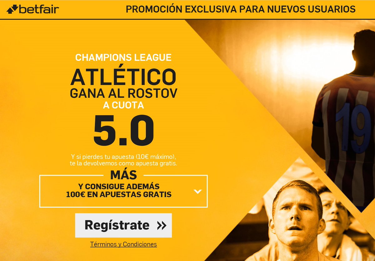 okapuestas's tweet photo. ¿Queréis apostar 10€ en Champions con las supercuotas de Betfair a Barça, Atleti o Madrid? REGALAMOS 5 entre todos los RT! (nuevos usuarios) https://t.co/p54Et1ViNq