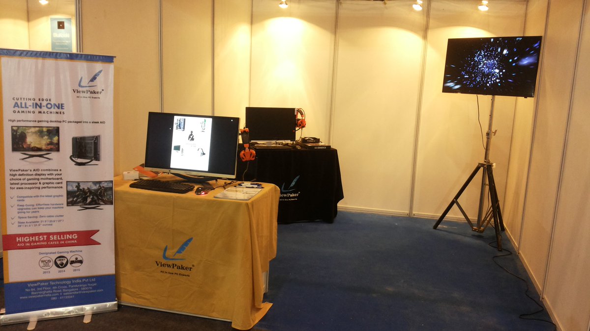 ViewPaker's tweet image. ViewPaker Gaming AIO PCs Demo @ India Gadgetz Expo 2016 -  KTPO - Whitefield.