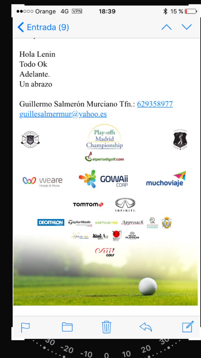 GuilleBajoPar's tweet image. Ya hay 180 jugadores inscritos para la primera prueba de los @PlayoffMadrid en @EncinGolf Solo faltas tú. Inscripciones haya viernes 12,00