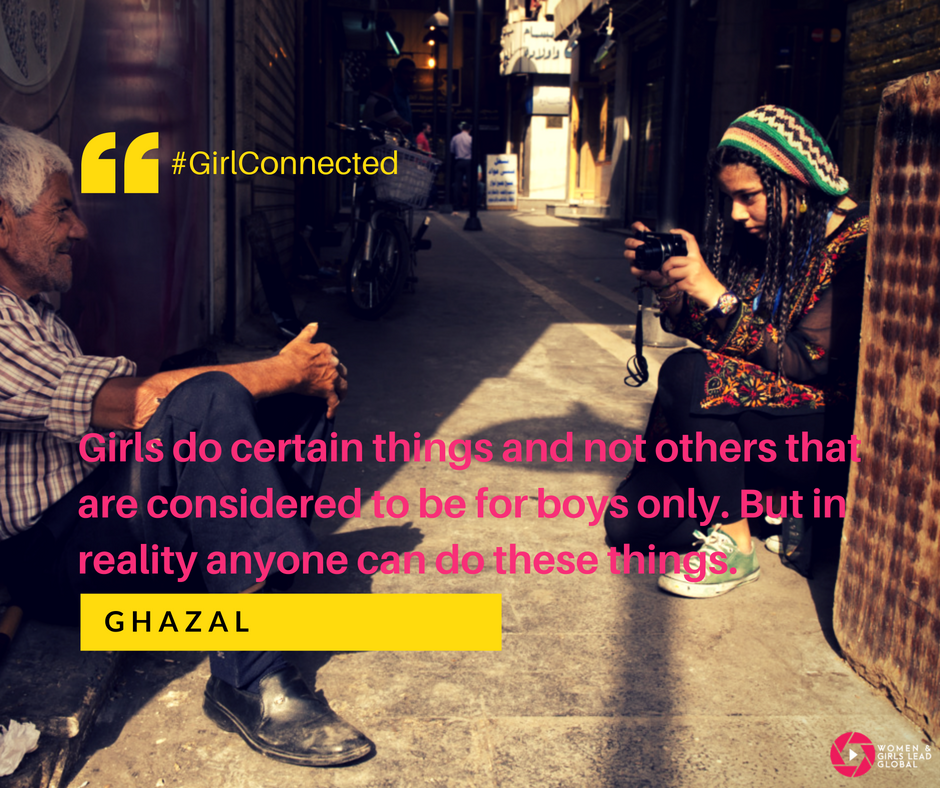 WomenGirlsLead's tweet photo. Almost time! #High5 amazing girls &amp; their champions. Stay tuned for first peek at #GirlConnected! #GhazalConnected #IDG2016 #11DaysofAction https://t.co/TkWaYcweJq