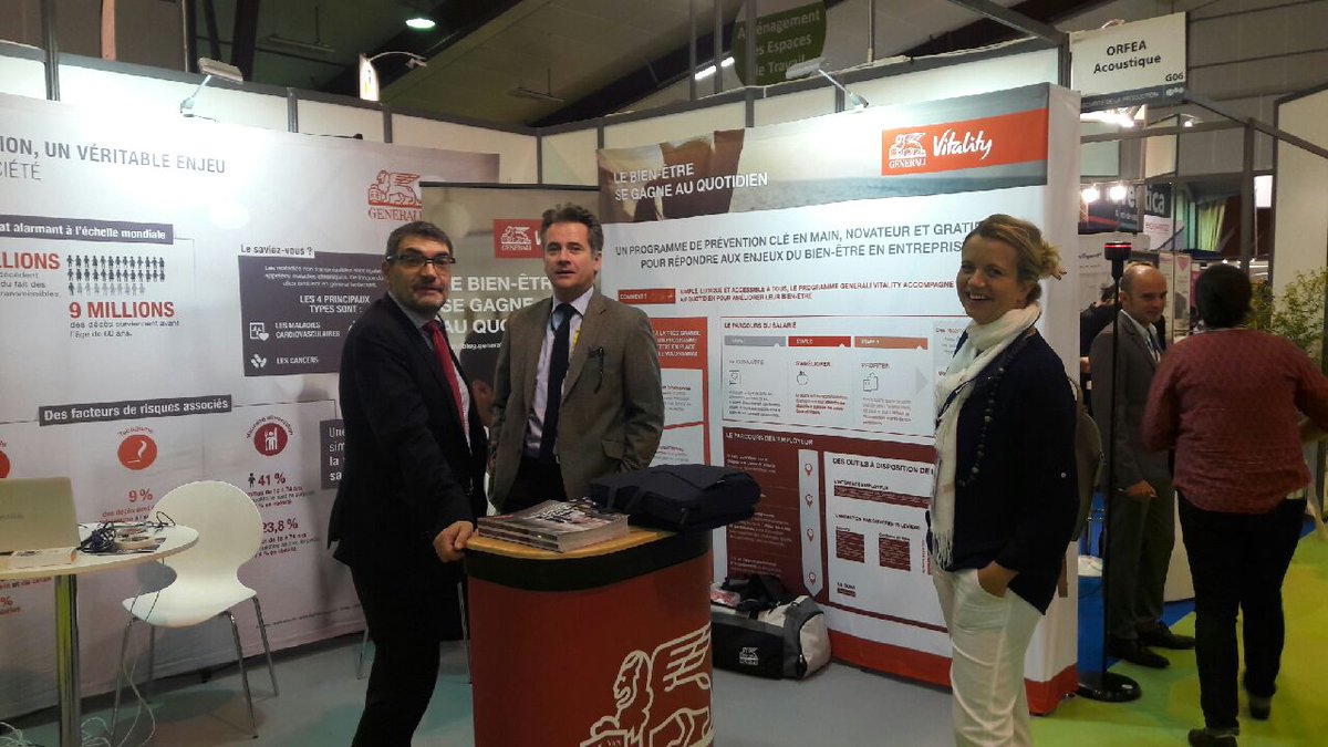generalifrance's tweet photo. Faire la course avec un ascenseur ? C'est possible sur le stand Generali au salon @Preventica jusqu'à demain ! #QVT #santé #PrevRennes 🏃 https://t.co/5IJqx1ZxTz