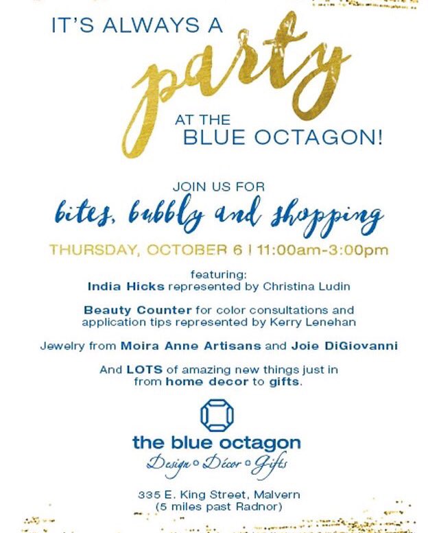 MAArtisan's tweet photo. If you haven't checked out one of our absolute favorite stores, The Blue Octogon this Thursday is your chance! See you there 🍾 https://t.co/E97YRJCBiR