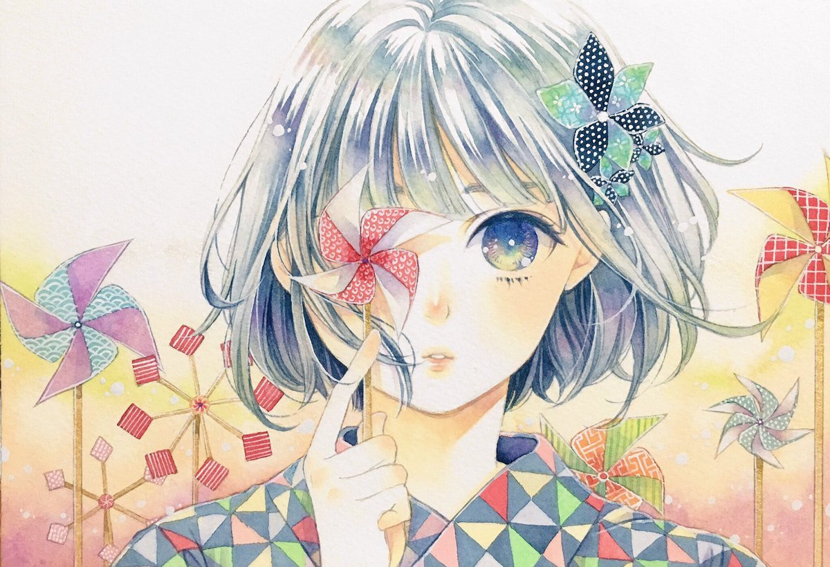 友風子 Twitterissa 乗っかる 水彩が好き