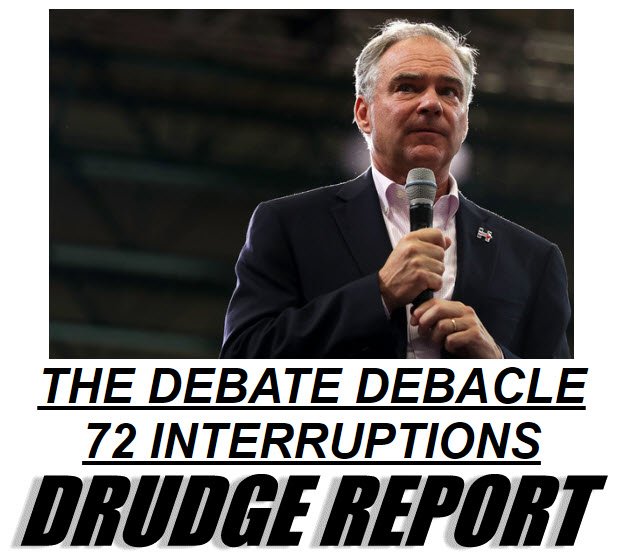 buskyman's tweet image. Yep, @timkaine made a #CLOWN of himself last night. WOW. #DebateDebacle #VPDebate @DRUDGE_REPORT @DRUDGE #tcot #ohcot