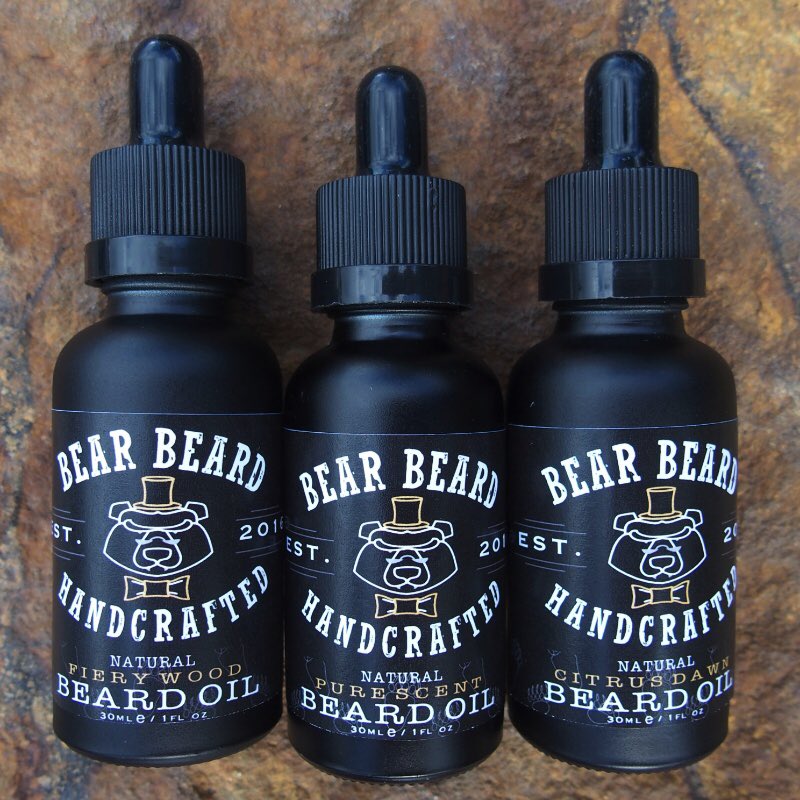 BearBeardCo's tweet photo. COMING OCTOBER 23rd!!! Our premium hand crafted natural black bear collection. #letsgetgrizzly #bearbeard #beard #beardoil #premium #organic https://t.co/272f6Ql8wR