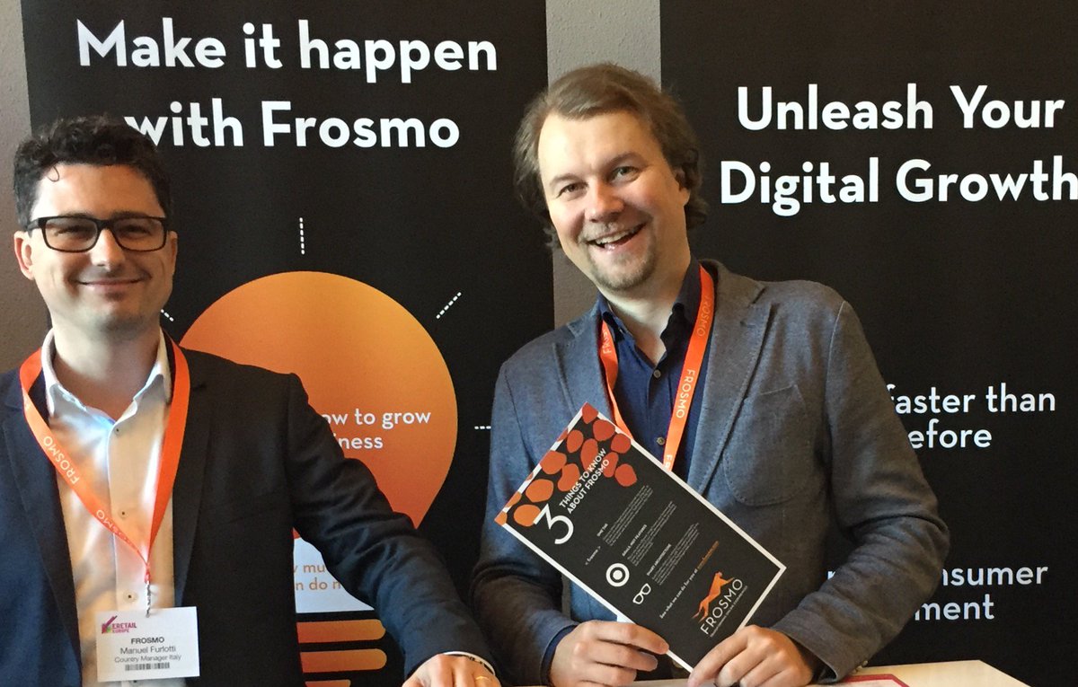 Frosmo's tweet photo. Attending #eRetailEurope in Amsterdam today? Be inspired at 16.15h in room UvA 4 - #UIimprovement @Emerce https://t.co/mJdeOU3p9s