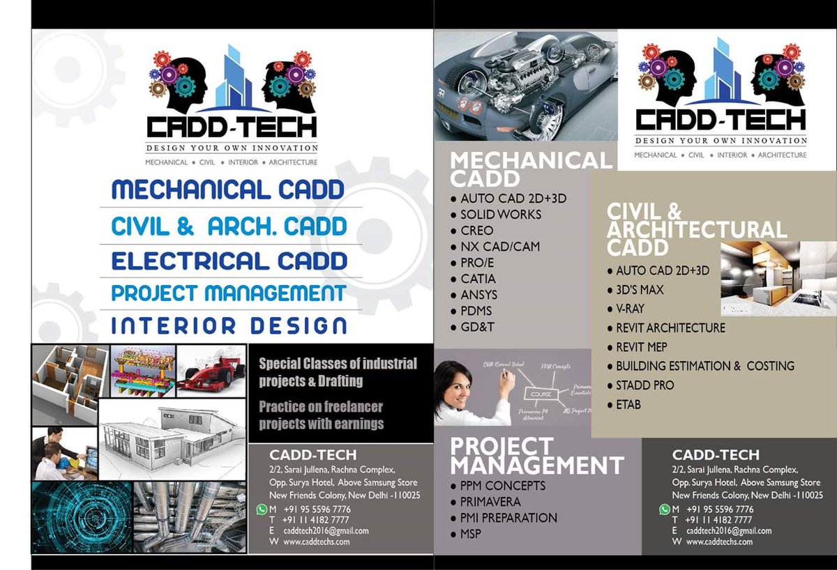 TechCadd's tweet image. WANT TO GO GULF COUNTRIES ??
COME AND JOIN IN OUR SPECIAL COURSES... Revit MEP / Hvac
CADD TECH WILL TAKE YOU TO YOUR GOALS ...