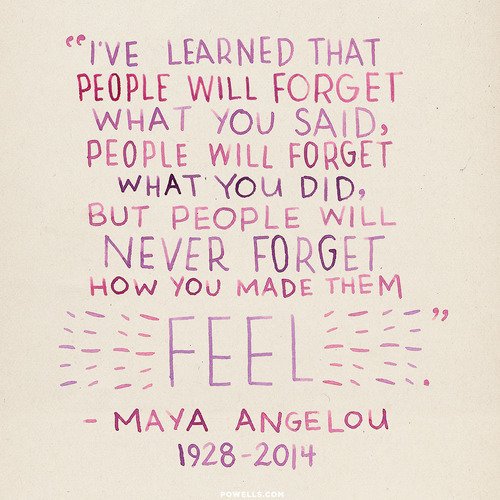posiworcs's tweet photo. Today's #WednesdayWisdom by Maya Angelou 
#Positivity #Happiness #LifeLessons https://t.co/qFUcn5Esua