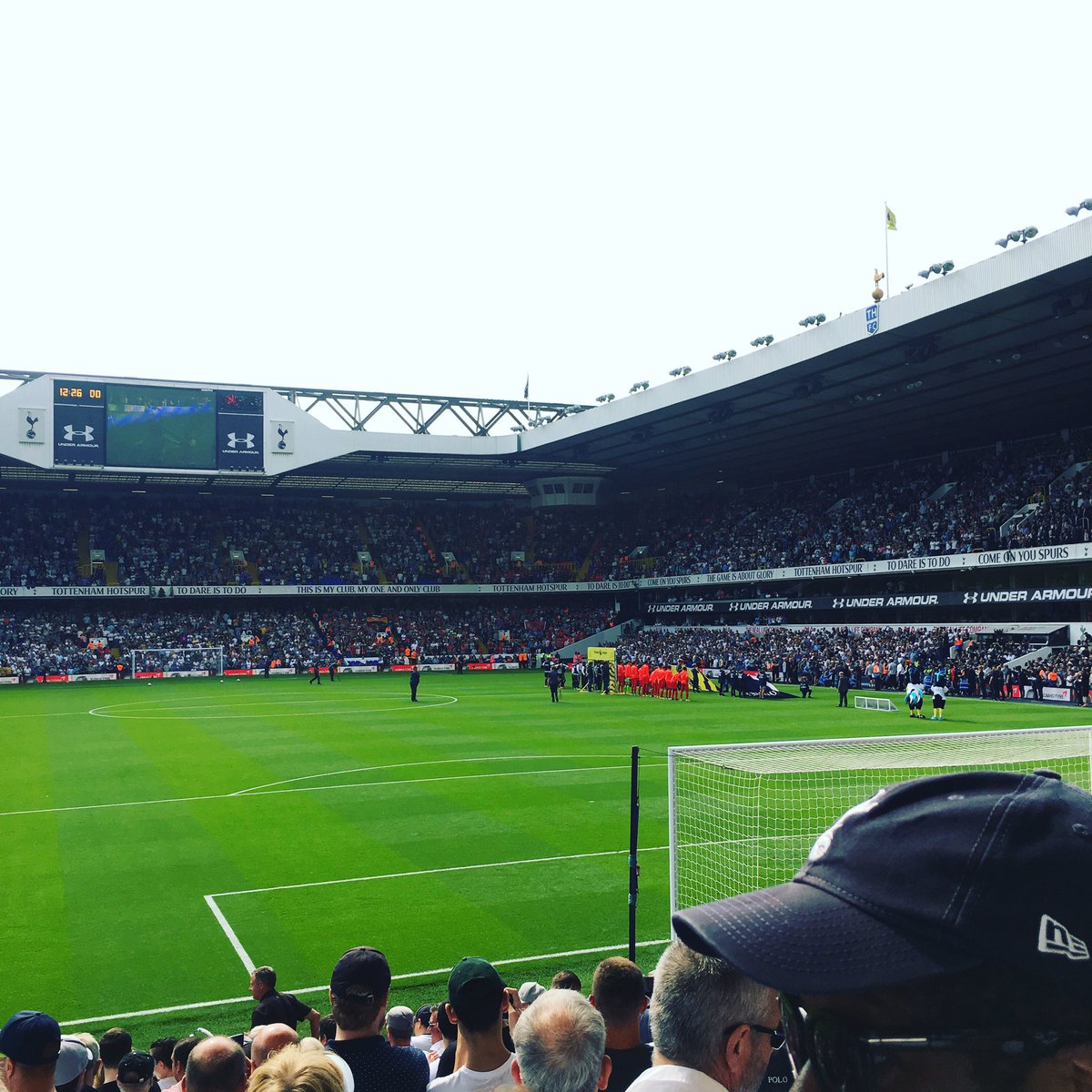 HarryRootes's tweet image. Tottenham 1-1 Liverpool. Pitch looking perfect @SpursOfficial @StubHubUK