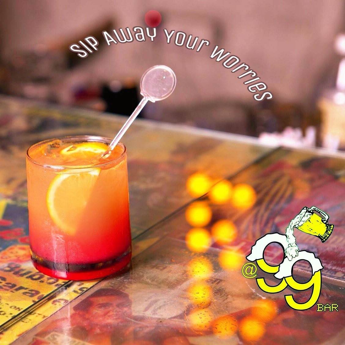 the99bar's tweet photo. Sip away your worries at #99bar !! https://t.co/vPbeV6Xdw9