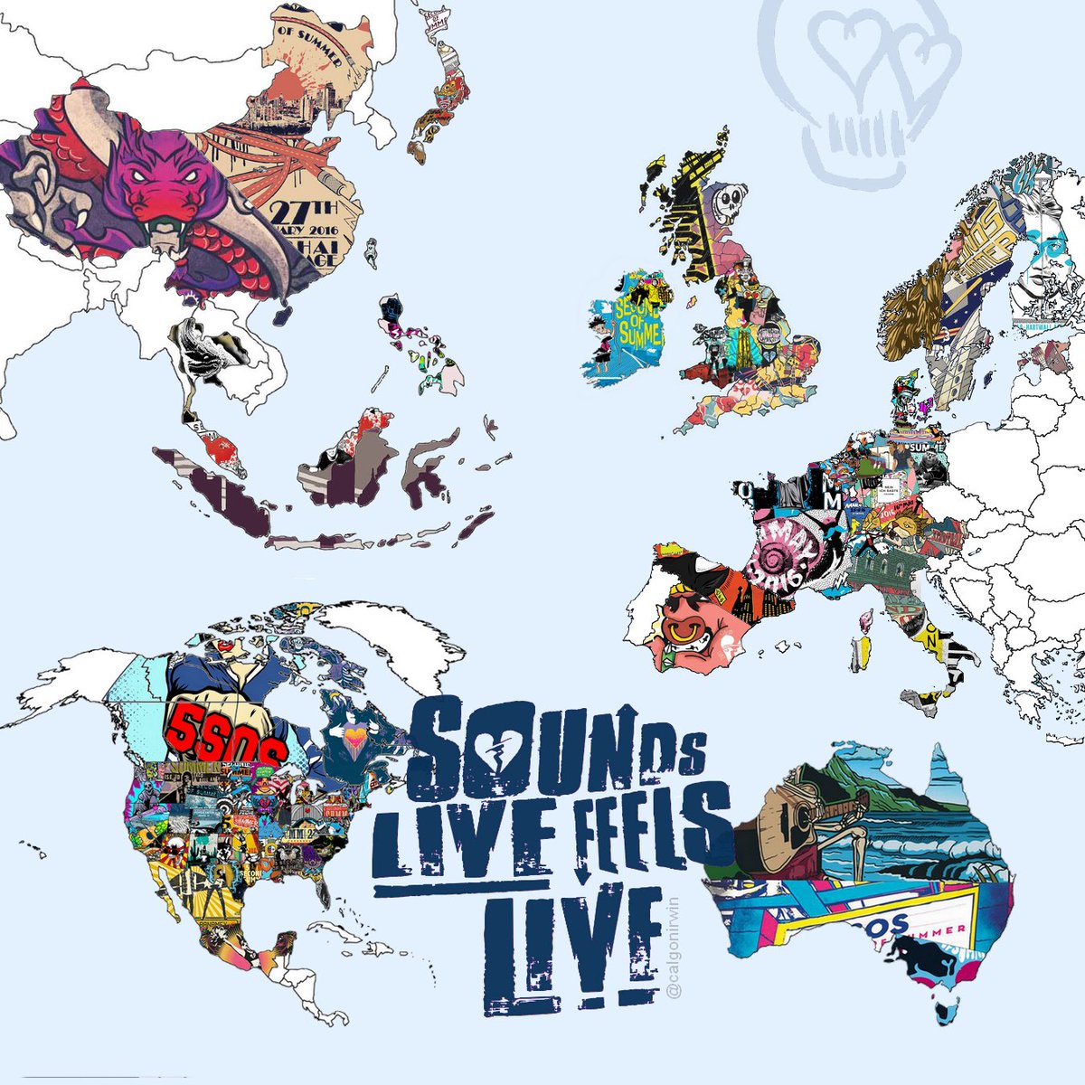 SOUNDS LIVE FEELS LIVE // WORLD @5sos