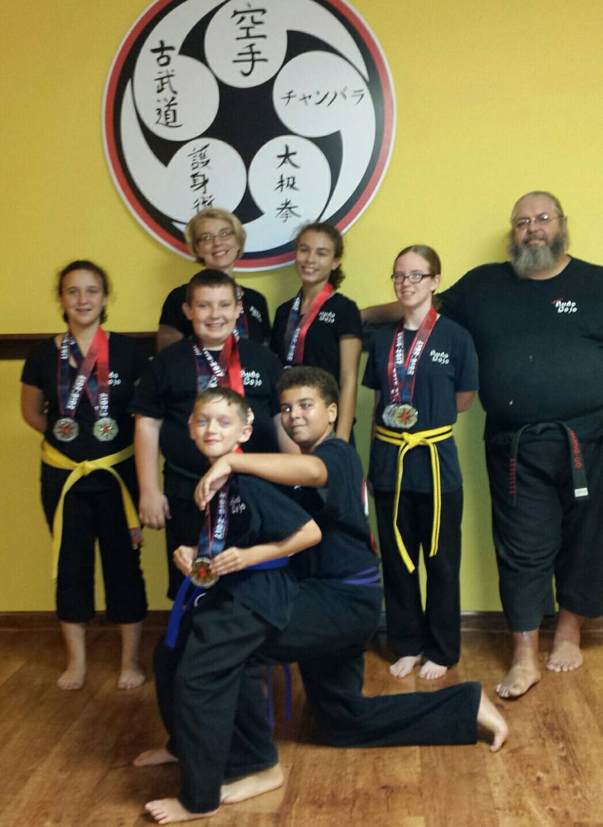 MidwayBudoDojo's tweet photo. Awesome weekend and everyone placed! Great tournament #gcmac #martialarts #crestview #Florida #soproud details @ midwaybudodojo@webs.com https://t.co/xw5BYTKufV