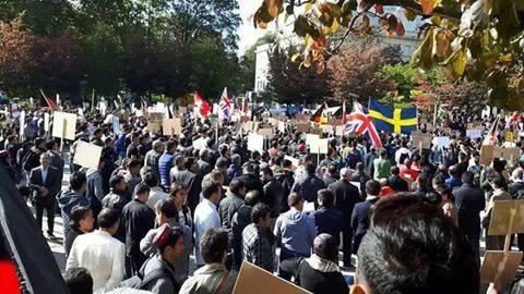 We read our message in different European languages 2 spread truth ab't injustices and discrimination in Afghanistan #BrusselsConference