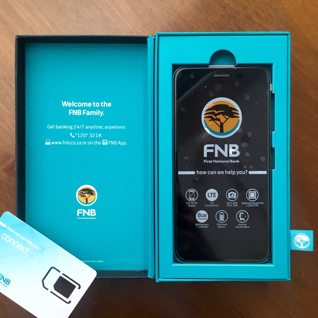 Marcelklaassen's tweet photo. Welcome to the family! Loving the new @FNBSA #FNBConnect offering. Now with #FNBPay https://t.co/KGzweqJTCf