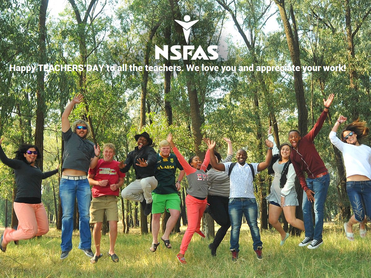 myNSFAS's tweet image. Happy TEACHERS’DAY to all the teachers. We love you and appreciate your work!