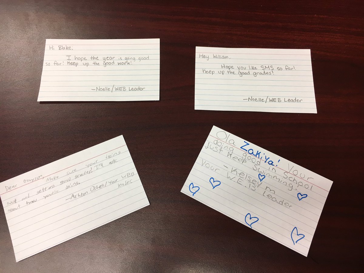 fuscoam's tweet photo. SMS WEB Leaders making connections with their 6th graders! @SMSeagles16 #WEB https://t.co/BmxDt8ehxR