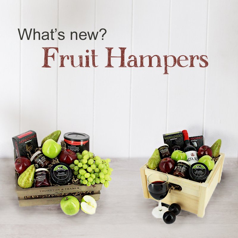 BlossomingGifts's tweet photo. NEW IN! Check out our #Fruithampers range, It's the perfect healthy gift! Prices starting at £24.95 https://t.co/qCIvzuahP9 https://t.co/xKYbbSs9f3