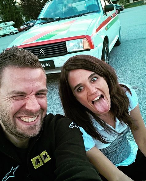 citroenitalia's tweet photo. Che cos'ha in serbo questo terzetto da urlo? @kilibre #GabriellaPedroni #VisaChrono 🏔🚗💨
#CIVM #C3MAX https://t.co/S7PAEjCZJj