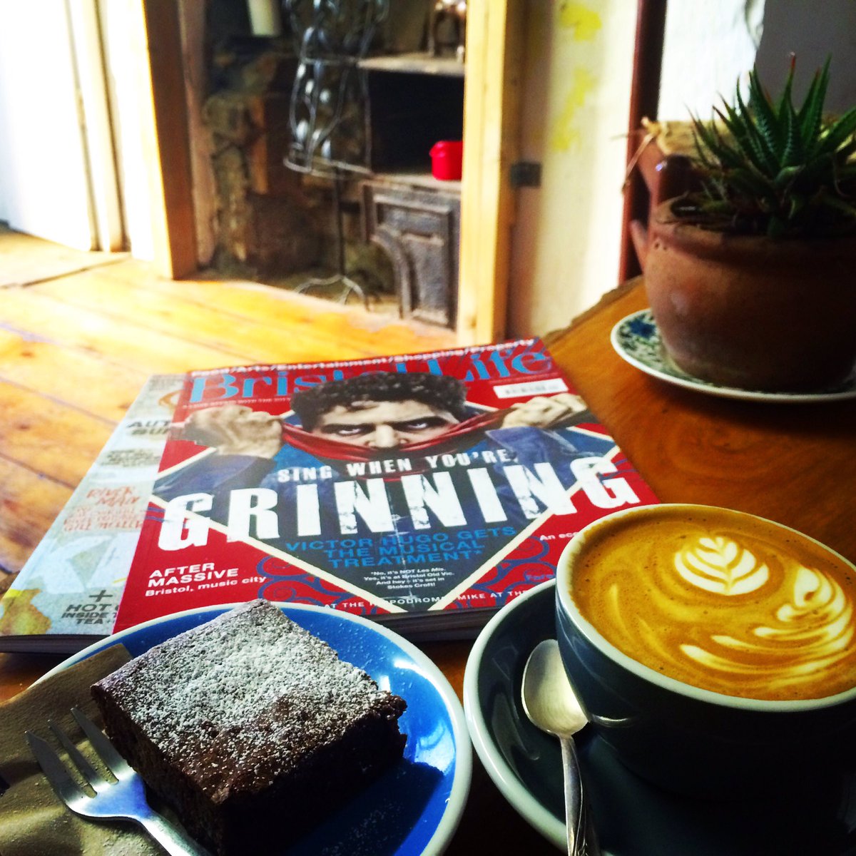 Just got the new <a href="/BristolLifeMag/">Bristol Life Mag</a> - perfect with a coffee #winningcombo