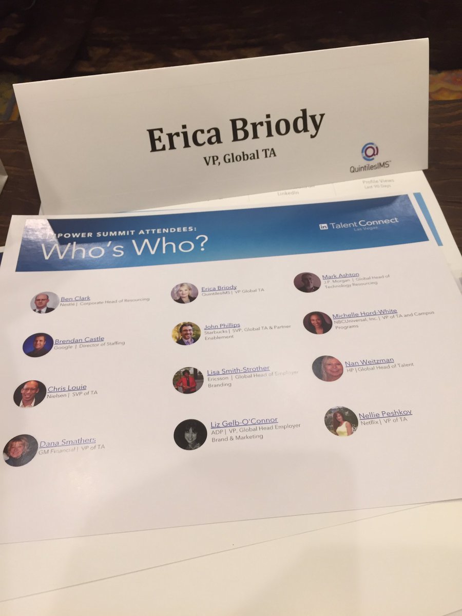 At the Empower Summit moving the talent agenda forward! #talentconnect