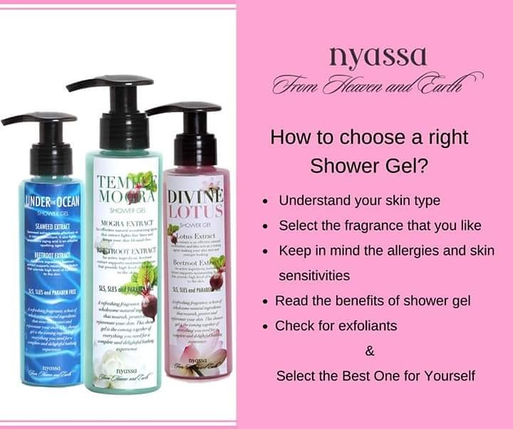 beingnyassa's tweet image. Quick tips to select a right Shower Gel for yourself. 
#nyassa #nyassashowergel #howtoselect #bodywash #showergel