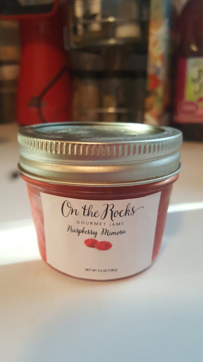 BlackLadiesInt's tweet photo. Thank you @1816madisonave  this #RaspberryMimosa #Jam is absolutely superb! #OnTheRocks can't wait to taste more flavours @therealDrOlivia https://t.co/7ako6NQKrV