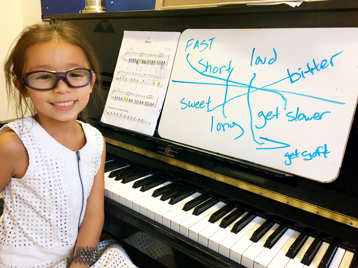 toneacademy's tweet photo. Finding the differences between the first and second line of #allegro in #suzukipiano book 1. Great first week lesson! 🎹🎼🏅 https://t.co/6uY6mAgUzJ