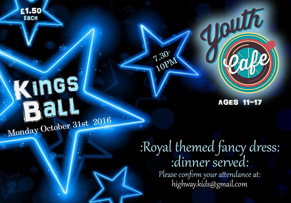 PARTY TIME! Royal themed fancy dress. Dinner served. And bouncy castle!!