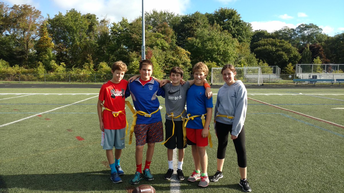 SkippersPE's tweet photo. Patriots week 1 flag football winners https://t.co/ri2CsroeEb
