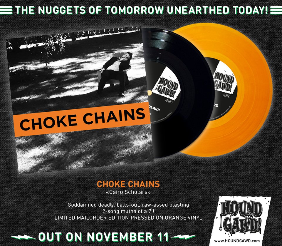 New <a href="/choke_chains/">Choke Chains</a> out November 11 on <a href="/HoundGawd/">Hound Gawd! Records</a>
Preorder Now: houndgawd.com/shop

<a href="/RealPunkRadio/">Real Punk Radio</a> <a href="/GaragePunkBot/">GaragePunk Bot</a> @haetwavemag