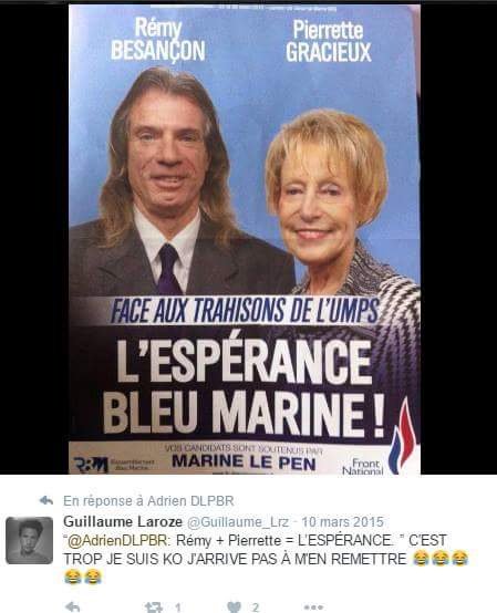 Legende_NatRep's tweet photo. L'époque où @Guillaume_Lrz se moquait des candidats #Patriotes aux #Dép2015, auj. SG du @CollecMarianne ! cc @Dan_Auguste @f_philippot https://t.co/03IRUnbeo2