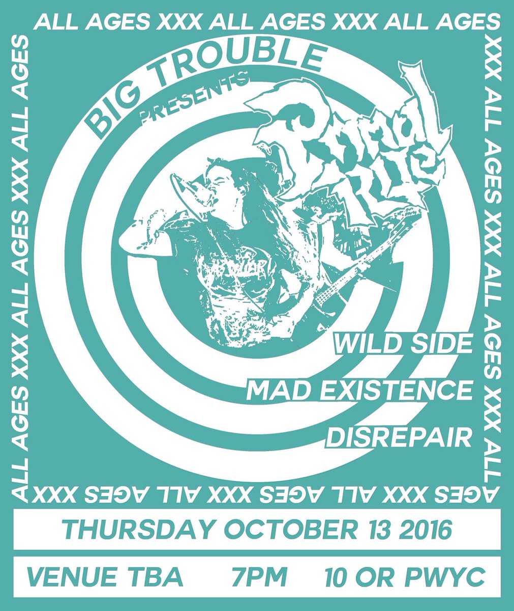 This show has a venue now! At the Polish Cadets of Buffalo! See all you guys there! Doors at 7.