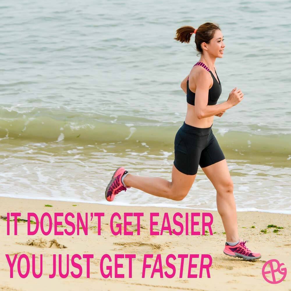 Keep running, cos the only way to get better, faster, is to keep at it. #run #faster #eatplaygear #livingbettereveryday