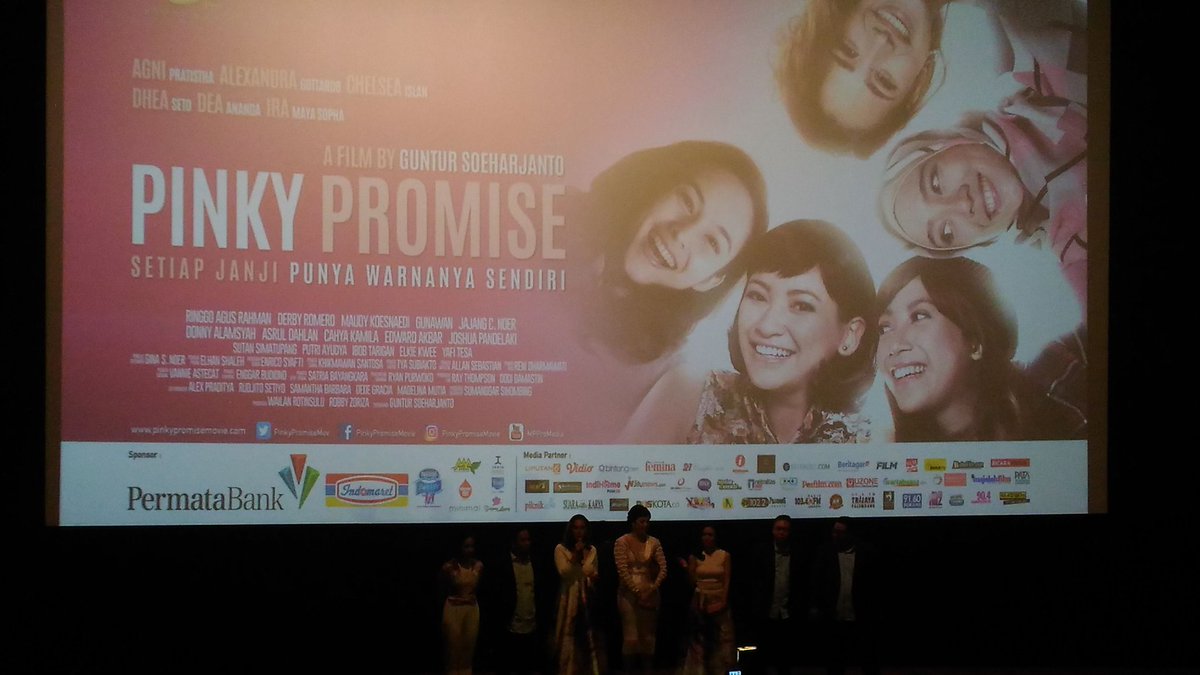 KOPIKABARINDO's tweet photo. Congratz  @pinkypromisemov @mppromedia SiapTayang 13 Okt @pusbangfilm @BekrafID Kisah Persahabatan 5Female @kankerpayudaraa @kankerpayudara https://t.co/DNLPuRCZhS