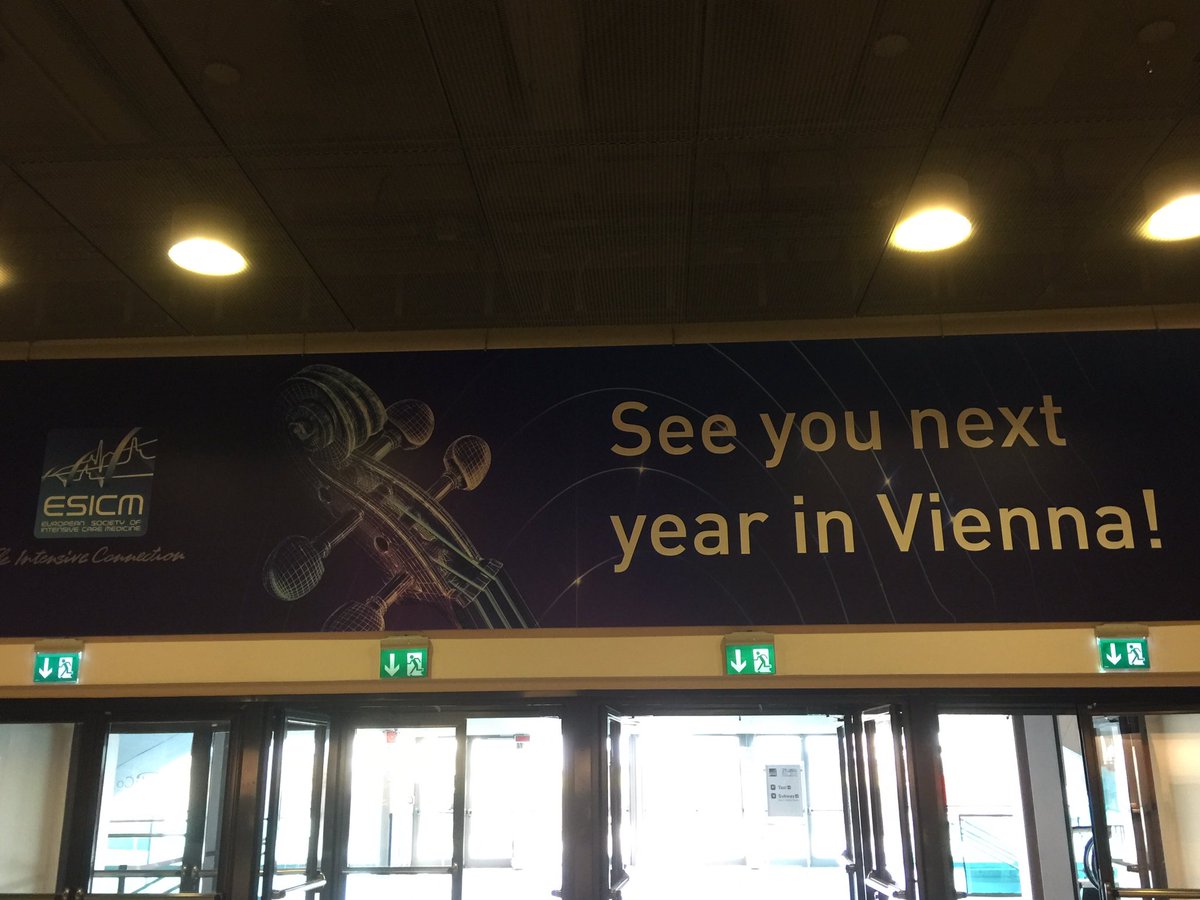 andreaglotta's tweet photo. Fine di un congresso molto bello... contento... #ESICM2016 #LIVES2016 #thankyou https://t.co/IGUnJDW20v