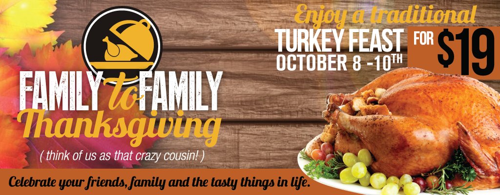 Celebrate #Thanksgiving without the bird prep and cleanup! We will be serving up Thanksgiving eats all weekend. #toronto #thesix <a href="/blogTO/">blogTO</a>