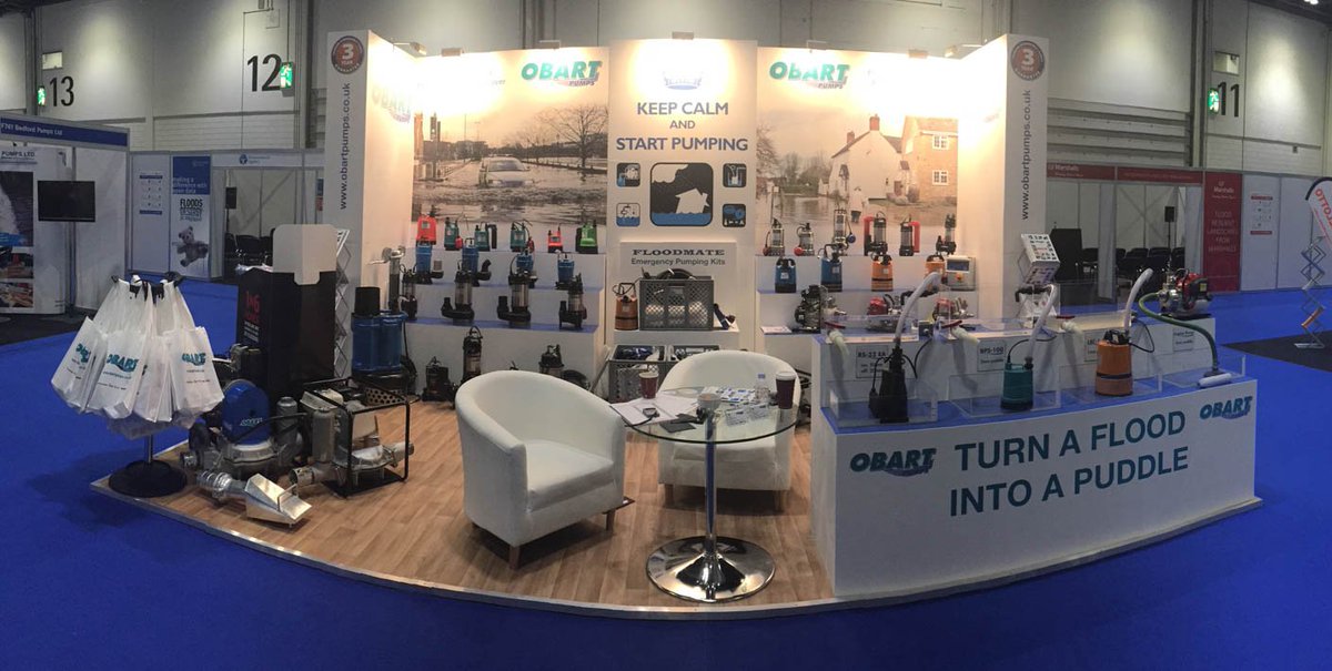 We're looking forward to showcasing our products at the @TheFloodExpo show next week. Here's what our stand looked like last year.