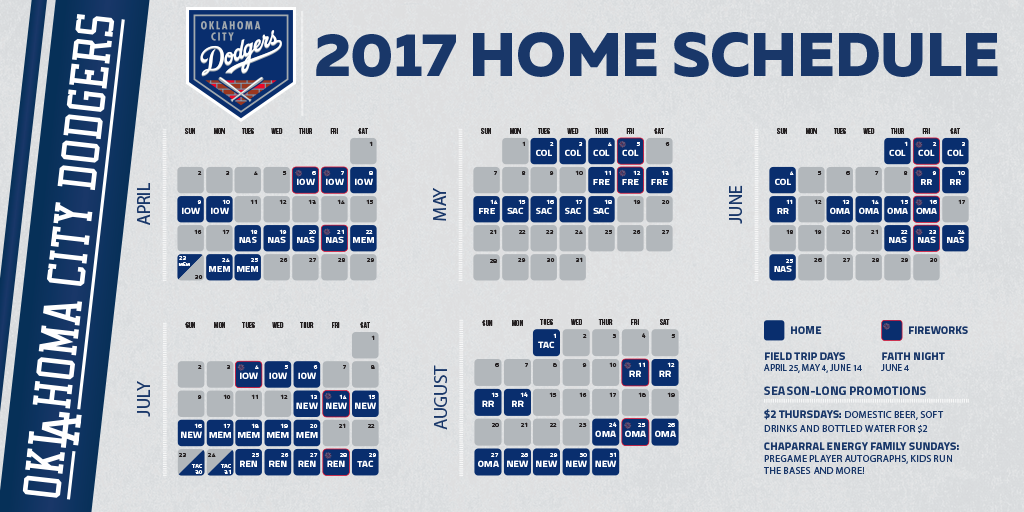 OKC_comets's tweet photo. The 2017 Home Schedule is here! Click the link to start planning your summer. Is it Opening Night yet? #ITFDBOKC
https://t.co/LkCeIjNogM https://t.co/FjJAV5mr9e