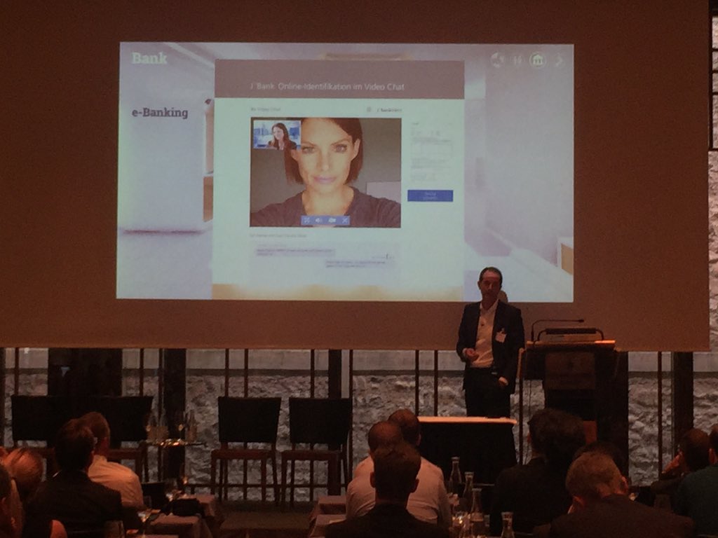 ChristofMeili's tweet photo. #BrainDay Roland Rüttimann spricht zum Thema Online-Identifikation mit Video Chat #Digitalisierung #DigitaleKundenbindung https://t.co/EATlxsCc2Y